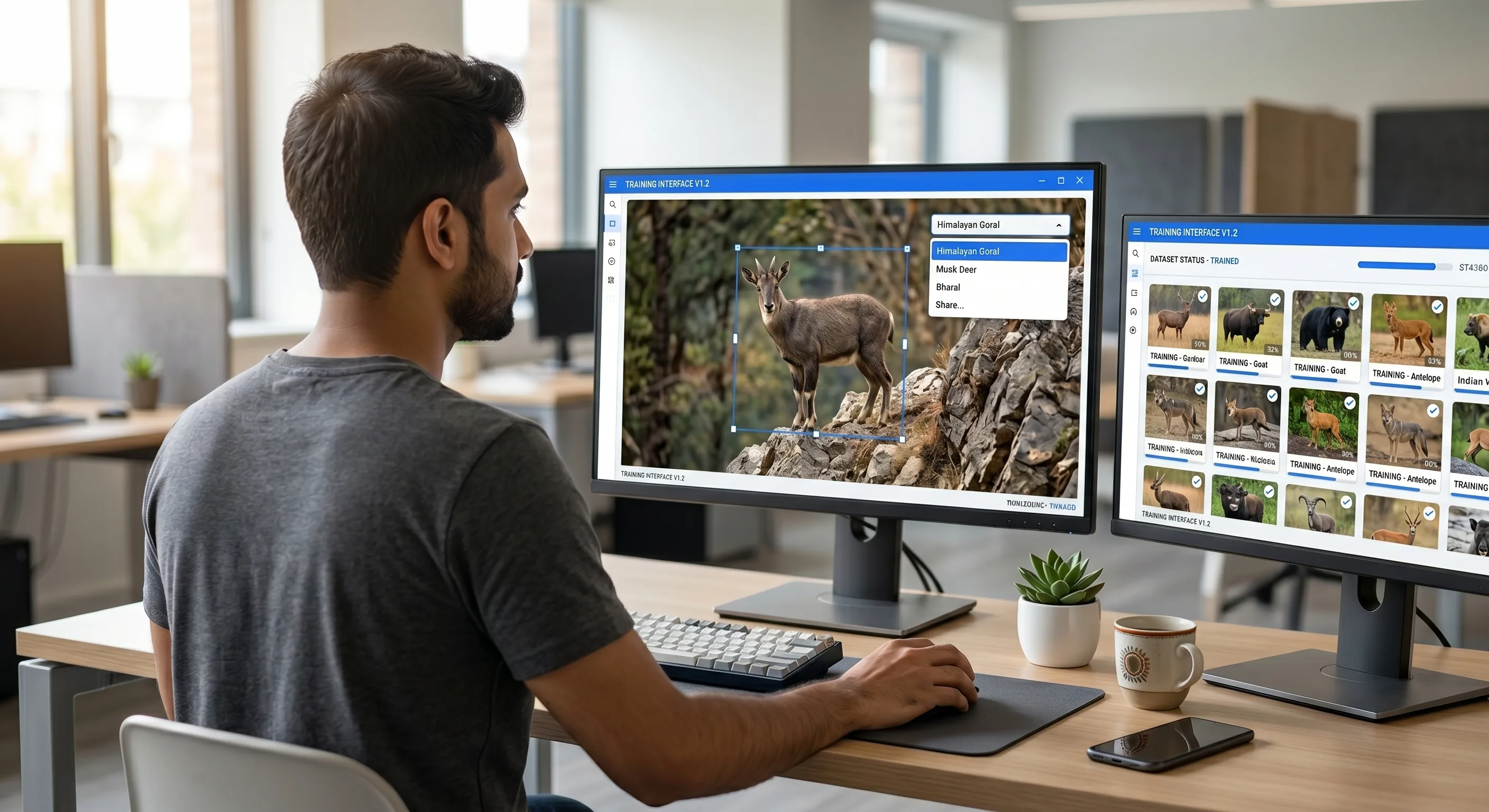 Tentovision custom species training for region-specific wildlife using customer camera feeds